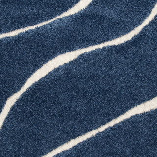 Safavieh Shag SG472 Dark Blue/Cream Area Rug 