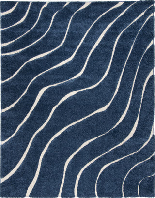 Safavieh Shag SG472 Dark Blue/Cream Area Rug 