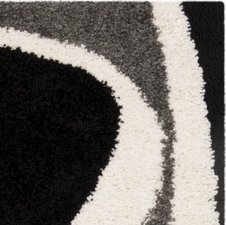 Safavieh Shag SG473 Black/Ivory Area Rug 