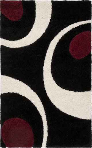 Safavieh Shag SG474 Black/Ivory Area Rug main image