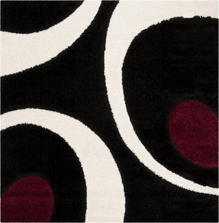 Safavieh Shag SG474 Black/Ivory Area Rug 