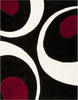 Safavieh Shag SG474 Black/Ivory Area Rug 