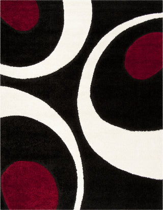 Safavieh Shag SG474 Black/Ivory Area Rug 