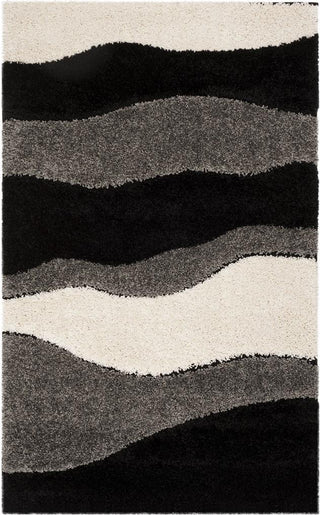 Safavieh Shag SG475 Grey/Black Area Rug 3' Image