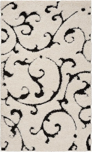 Safavieh Shag SG476 Ivory/Black Area Rug 3' Image