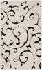 Safavieh Shag SG476 Ivory/Black Area Rug 3' Image