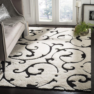 Safavieh Shag SG476 Ivory/Black Area Rug Lifestyle Image