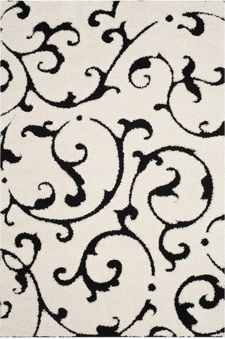 Safavieh Shag SG476 Ivory/Black Area Rug main image