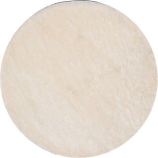 Safavieh Shag Paris Ivory Area Rug Round