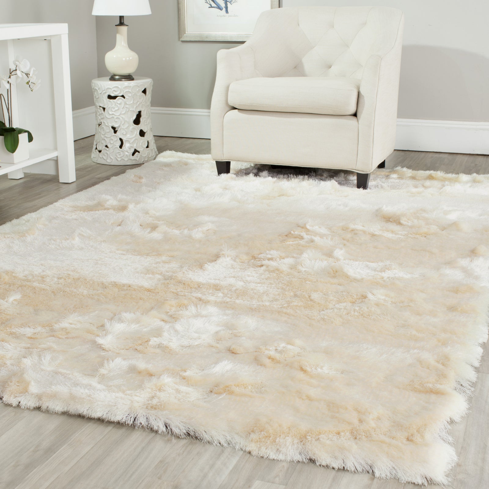 Safavieh Shag Paris Ivory Area Rug – Incredible Rugs and Decor