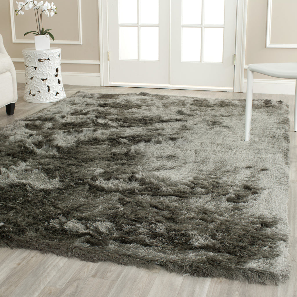 Safavieh Shag Paris Titanium Area Rug Room Scene Feature