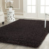 Safavieh Shag New Orleans Chocolate/Chocolate Area Rug Room Scene Feature