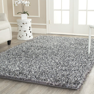 Safavieh Shag New Orleans Platinum/Ivory Area Rug Room Scene Feature