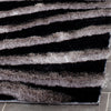 Safavieh Shag 3d Black/Grey Area Rug Detail