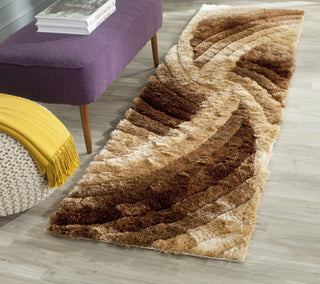 Safavieh Shag 3d Mink Area Rug Room Scene Feature