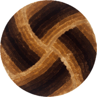 Safavieh Shag 3d Mink Area Rug Round