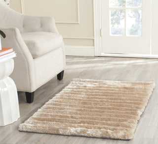 Safavieh Shag 3d Champagne Area Rug Room Scene Feature