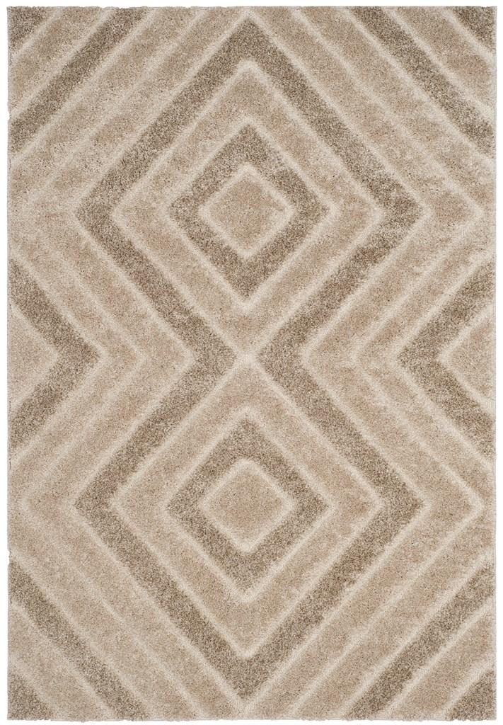 Safavieh Memphis Shag SG834C Cream/Taupe Area Rug