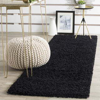 Safavieh Athens Shag SGA119K Black Area Rug 