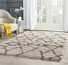 Safavieh Belize Shag SGB482D Taupe/Grey Area Rug  Feature