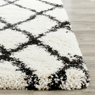 Safavieh Belize Shag SGB484B Ivory/Charcoal Area Rug 