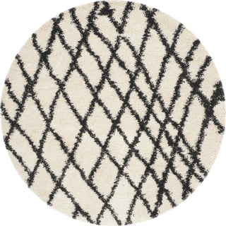 Safavieh Belize Shag SGB484B Ivory/Charcoal Area Rug 