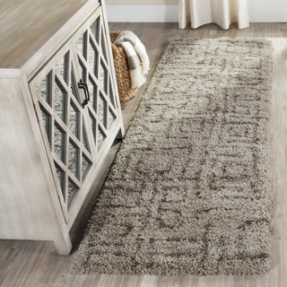 Safavieh Belize Shag SGB487D Taupe/Grey Area Rug 