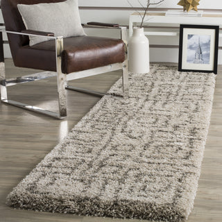 Safavieh Belize Shag SGB487D Taupe/Grey Area Rug 