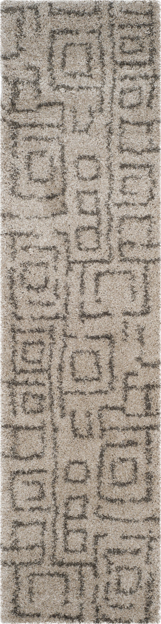 Safavieh Belize Shag SGB487D Taupe/Grey Area Rug 