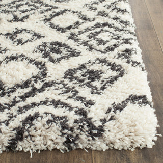 Safavieh Belize Shag SGB488B Ivory/Charcoal Area Rug 