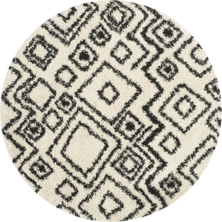 Safavieh Belize Shag SGB488B Ivory/Charcoal Area Rug 