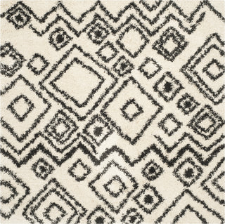 Safavieh Belize Shag SGB488B Ivory/Charcoal Area Rug 