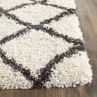 Safavieh Belize Shag SGB489B Ivory/Charcoal Area Rug 