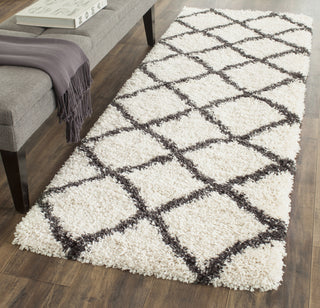 Safavieh Belize Shag SGB489B Ivory/Charcoal Area Rug 