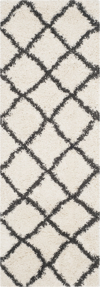 Safavieh Belize Shag SGB489B Ivory/Charcoal Area Rug 