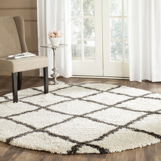 Safavieh Belize Shag SGB489B Ivory/Charcoal Area Rug 