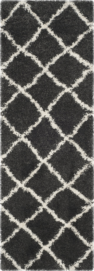 Safavieh Belize Shag SGB489C Charcoal/Ivory Area Rug 