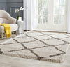 Safavieh Belize Shag SGB489D Taupe/Grey Area Rug  Feature