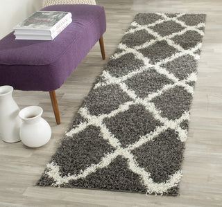 Safavieh Dallas Shag SGD257A Dark Grey/Ivory Area Rug 