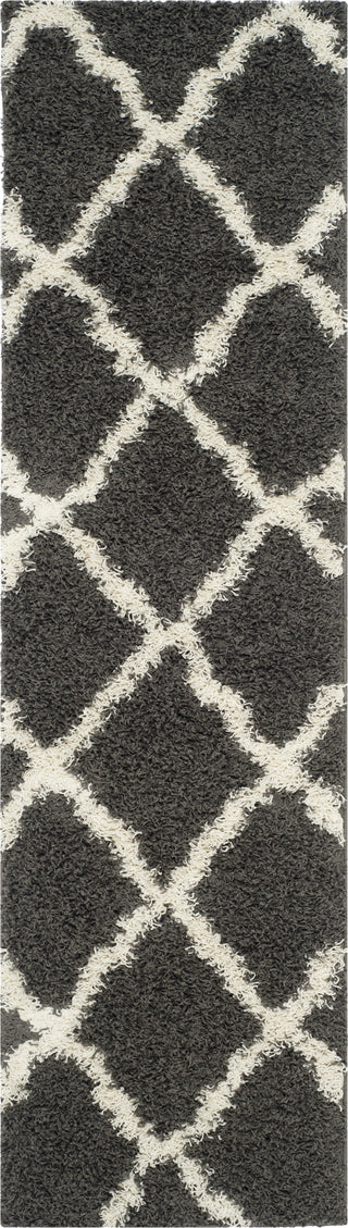 Safavieh Dallas Shag SGD257A Dark Grey/Ivory Area Rug 