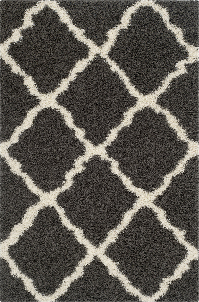 Safavieh Dallas Shag SGD257A Dark Grey/Ivory Area Rug main image
