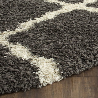 Safavieh Dallas Shag SGD257A Dark Grey/Ivory Area Rug 