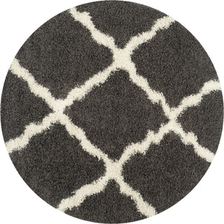 Safavieh Dallas Shag SGD257A Dark Grey/Ivory Area Rug 