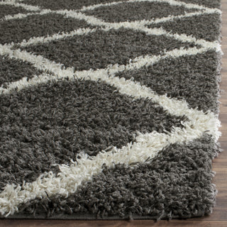 Safavieh Dallas Shag SGD257A Dark Grey/Ivory Area Rug 