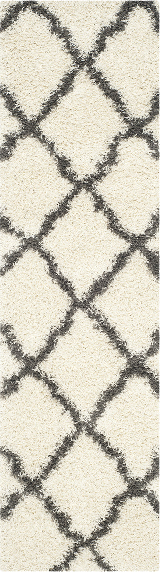 Safavieh Dallas Shag SGD257H Ivory/Dark Grey Area Rug 