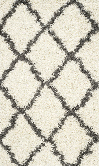 Safavieh Dallas Shag SGD257H Ivory/Dark Grey Area Rug 