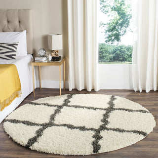 Safavieh Dallas Shag SGD257H Ivory/Dark Grey Area Rug 