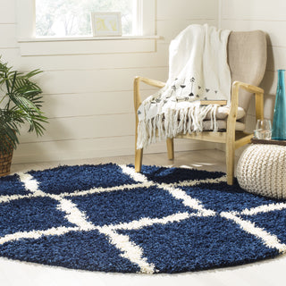 Safavieh Sgd-dallas Shag SGD257N Navy/Ivory Area Rug 