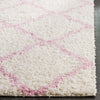 Safavieh Dallas Shag SGD257P Ivory/Light Pink Area Rug 