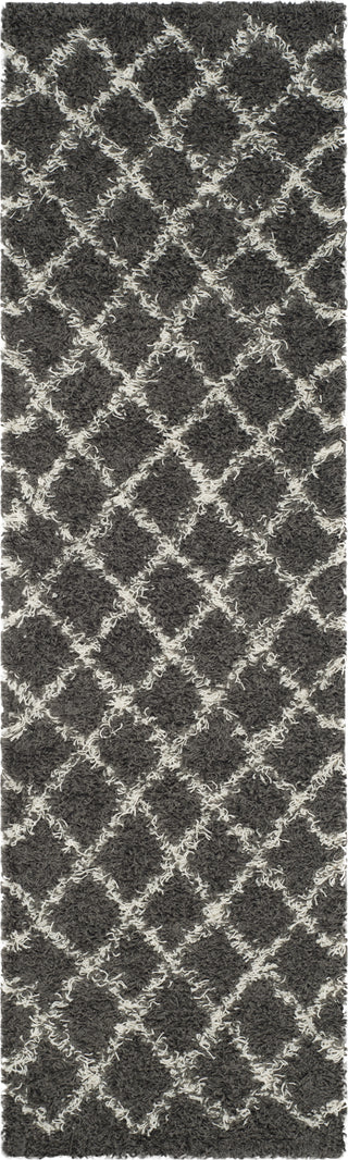 Safavieh Dallas Shag SGD258A Dark Grey/Ivory Area Rug 